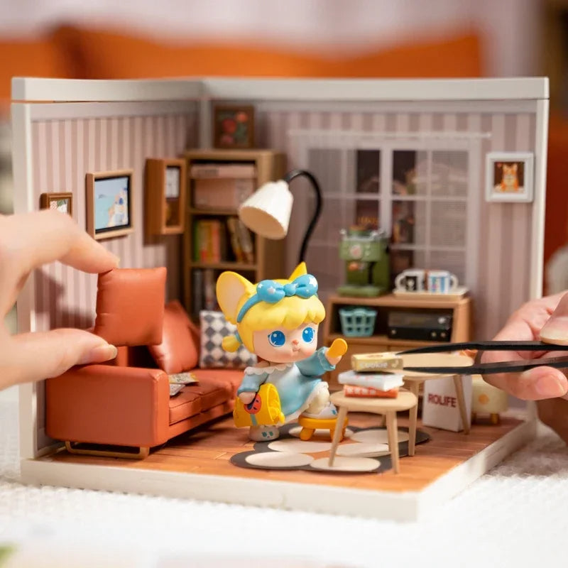 Rolife Super Creator - DIY Miniature Dollhouse Building Kit with LED Lights