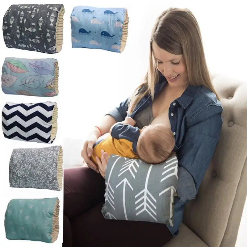 Adjustable & Washable Cotton Nursing Arm Pillow for Breastfeeding