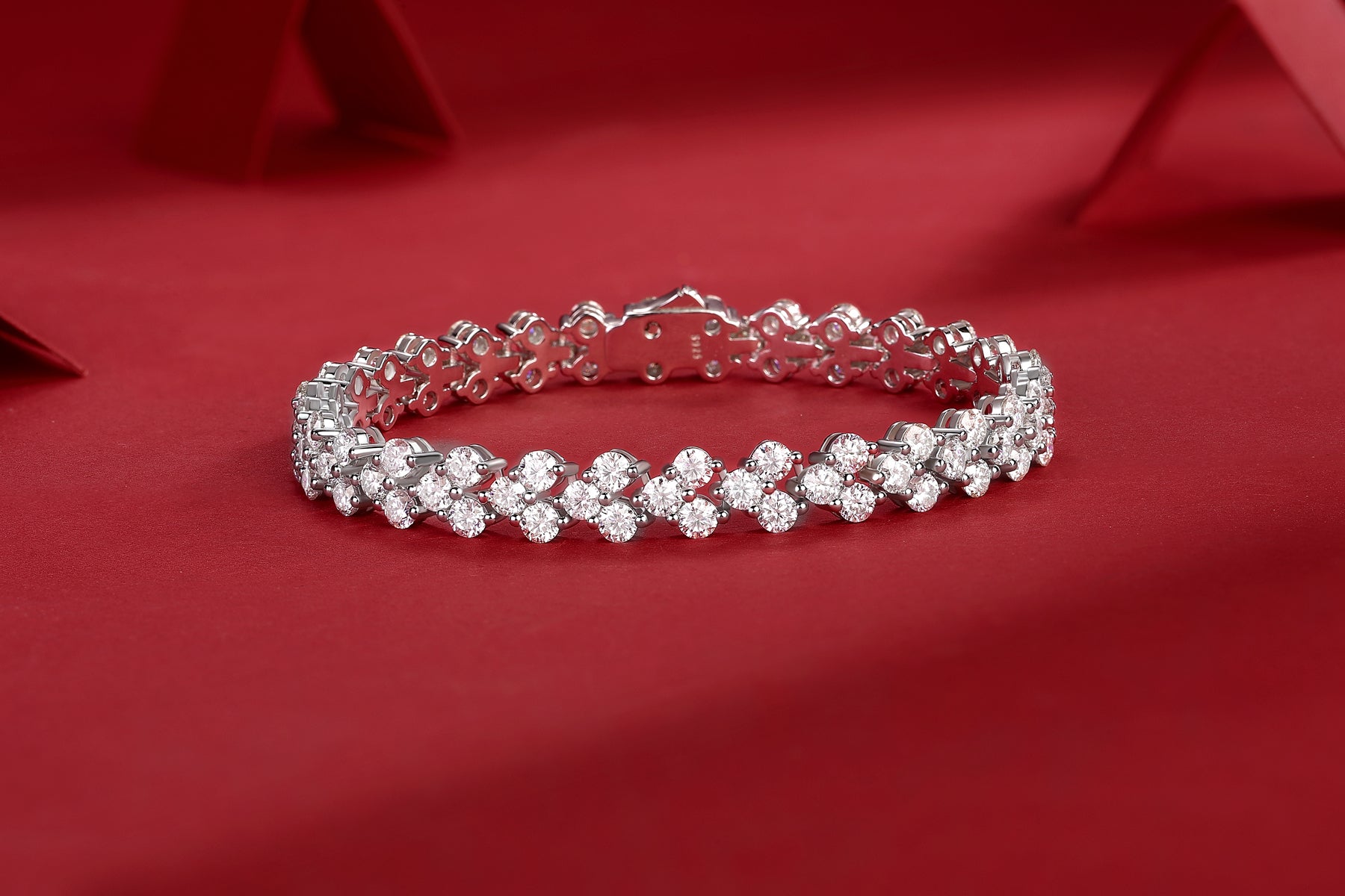 Luxury Moissanite Tennis Bracelet - 925 Sterling Silver