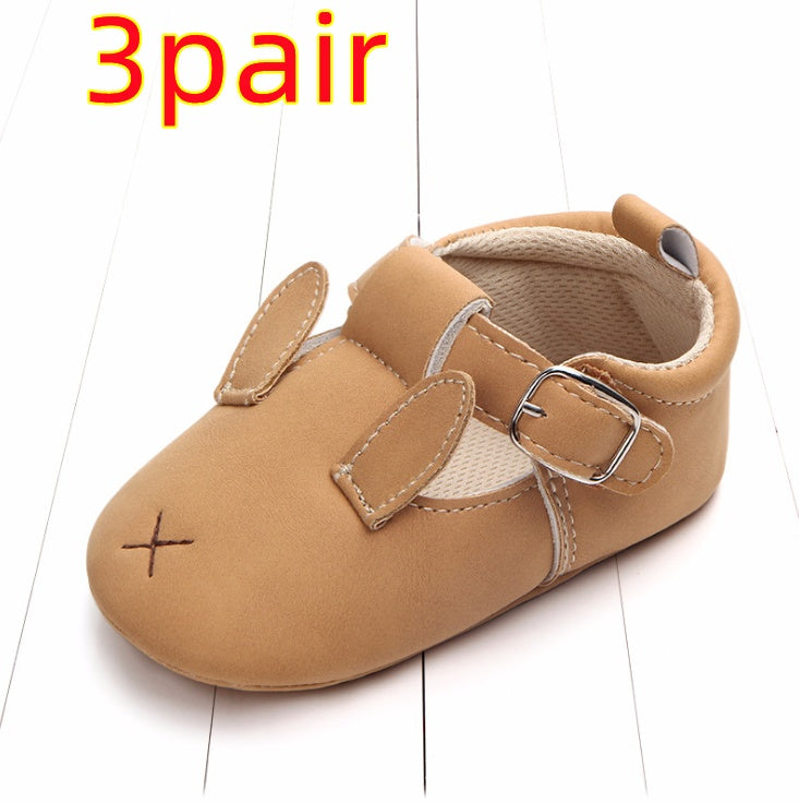 Cartoon Animal Baby Shoes, matte, non-slip, soft bottom