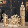 Big Ben Desktop Clock 3D Wooden Puzzle - Functional Landmark Model Kit