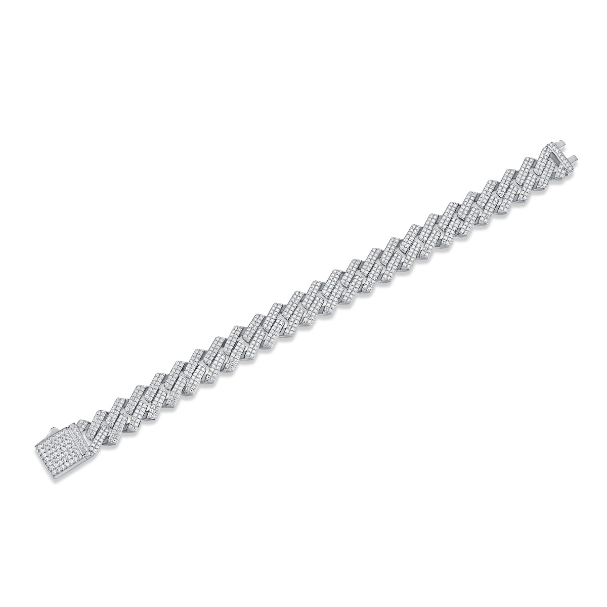 Luxury Moissanite Tennis Bracelet - 925 Sterling Silver