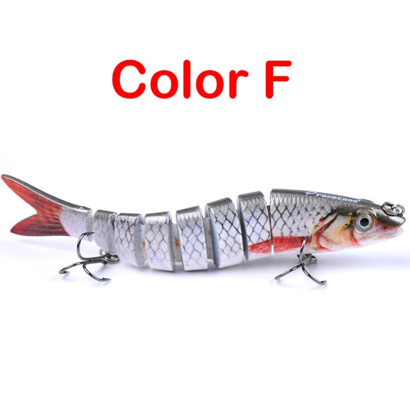 Pike Hard Fishing Lures, Multi-Jointed Sections