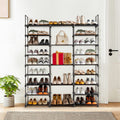 9-Tier Shoe Rack Organizer - Holds 50 Pairs with Hooks for Closet & Entryway