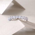 Moissanite Band Ring - S925 Sterling Silver
