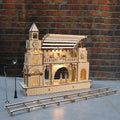 Railway Station 3D Wooden Puzzle Model Kit - Architectural Construction Set