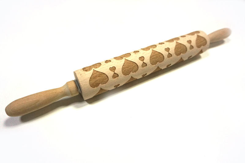 Embossed Holiday Rolling Pin - Various Designs and Sizes