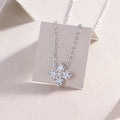0.3 Carat Moissanite Necklace - S925 Sterling Silver Platinum-Plated with Chain