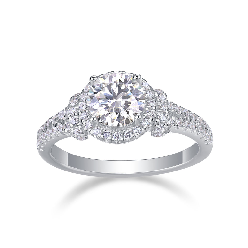 1 carat Luxury Moissanite Diamond Wedding Ring
