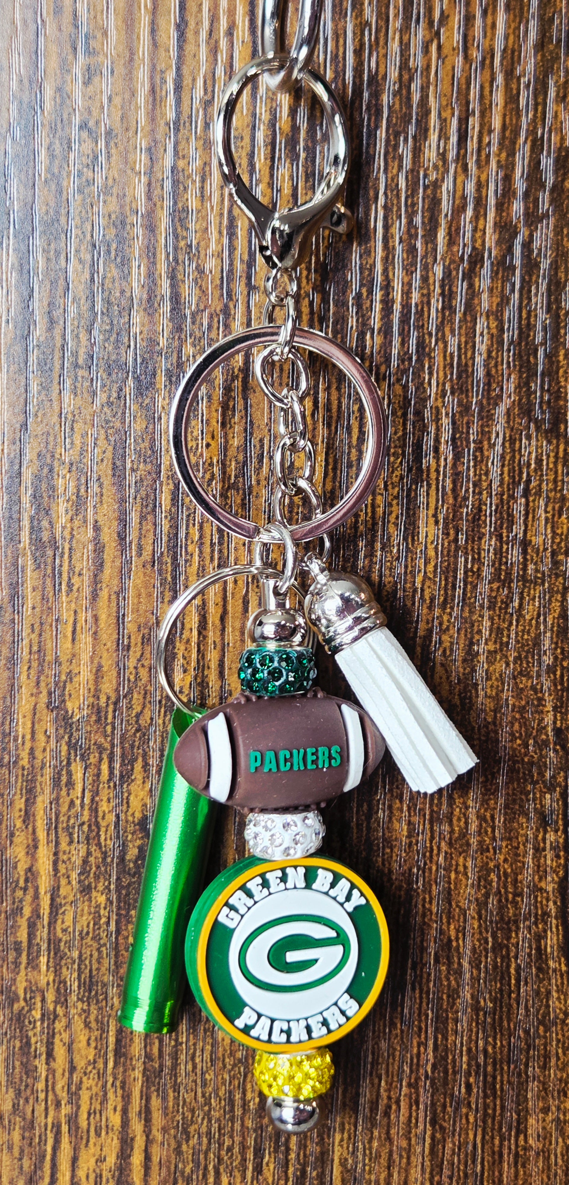 Handcrafted Sports Team Keychains - MLB, NFL & College Teams