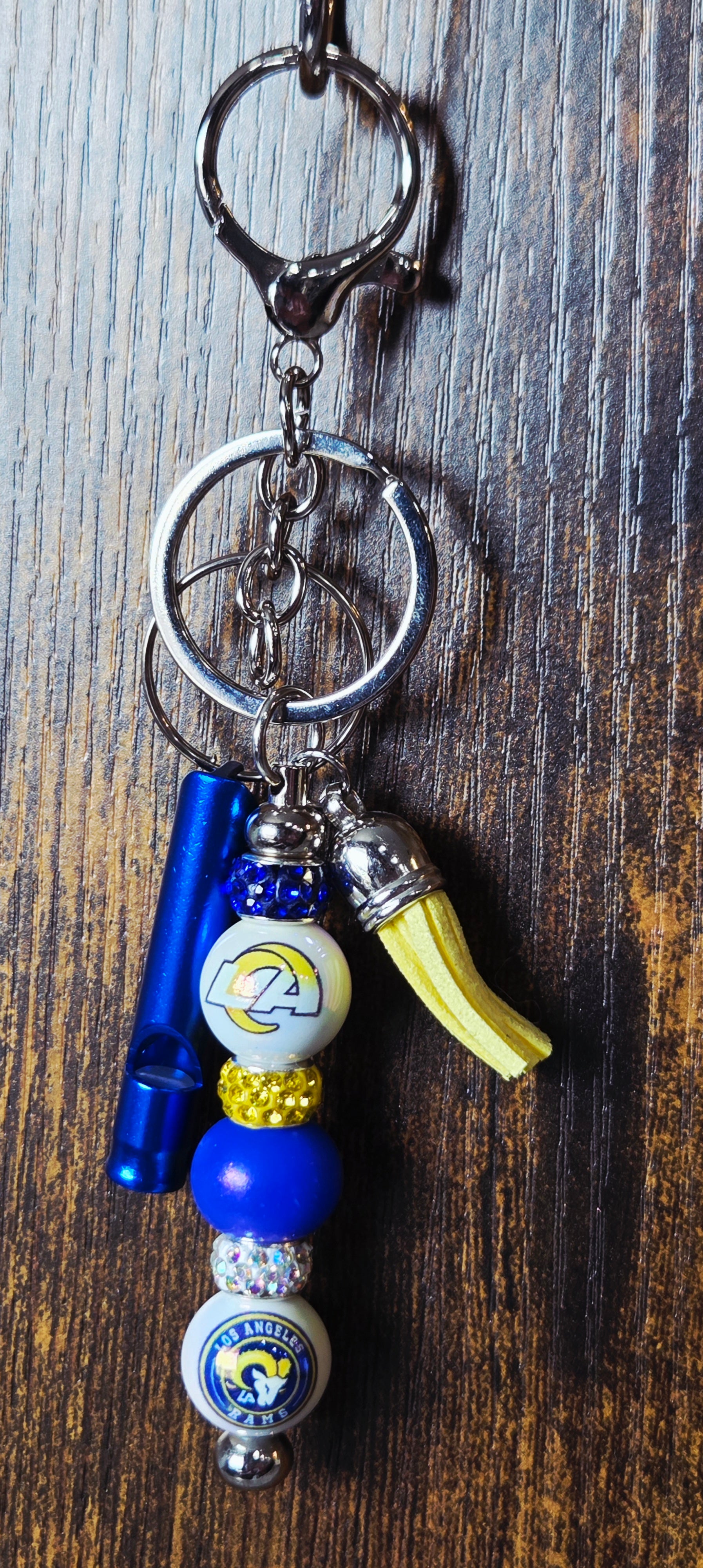 Handcrafted Sports Team Keychains - MLB, NFL & College Teams