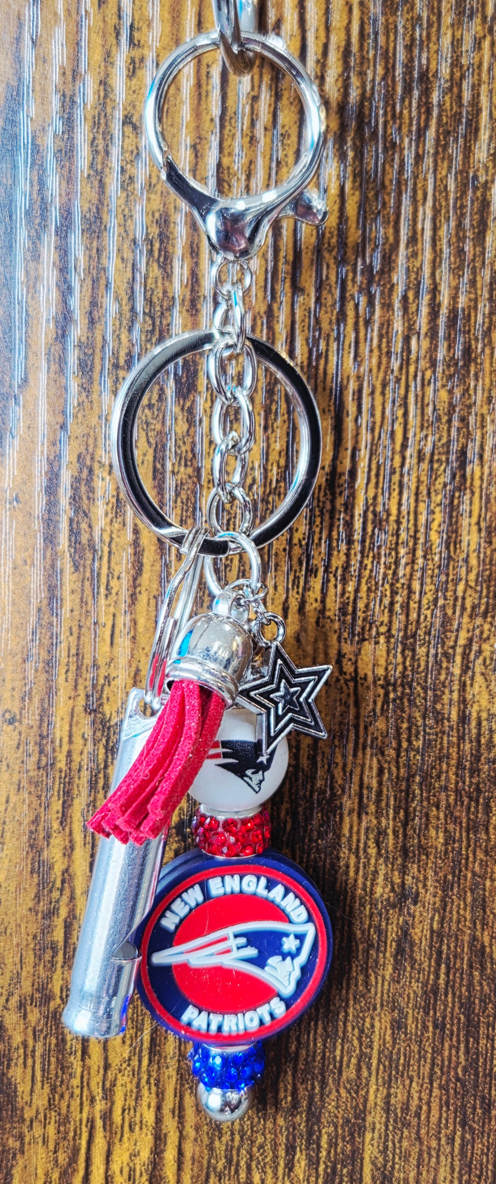 Handcrafted Sports Team Keychains - MLB, NFL & College Teams