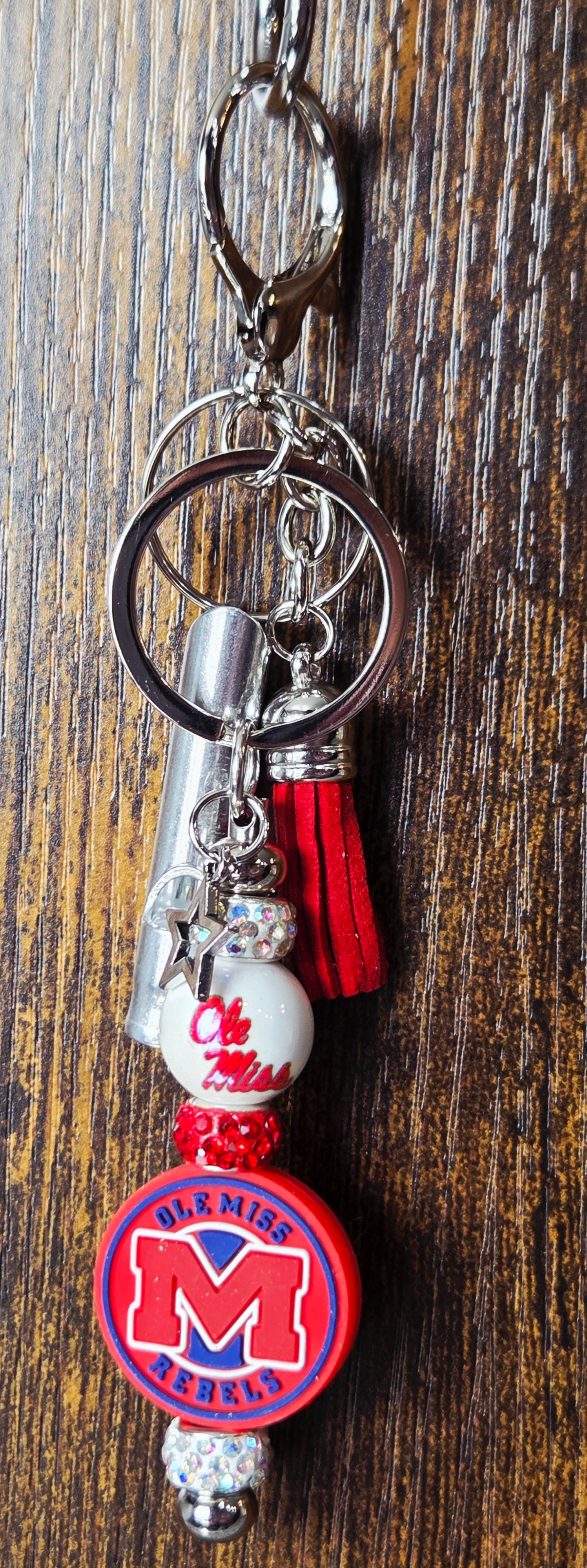 Handcrafted Sports Team Keychains - MLB, NFL & College Teams