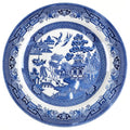 Churchill Willow Blue Dinner Plate - Georgian Shape England