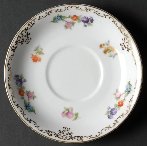 Dresdoll Saucer by Noritake - Rare Occupied Japan Porcelain 1947-1950