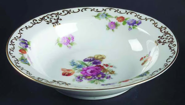 Dresdoll Fruit Bowl by Noritake - Rare Occupied Japan Porcelain 1947-1950