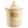 Pfaltzgraff Village Flour Canister with Lid - Discontinued Stoneware