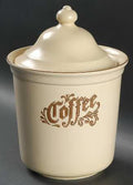 Pfaltzgraff Village Coffee Canister with Lid - Discontinued Stoneware