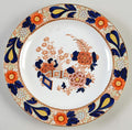 Wincanton Blue and Rust Salad Plate by Wood & Sons - Vintage England China