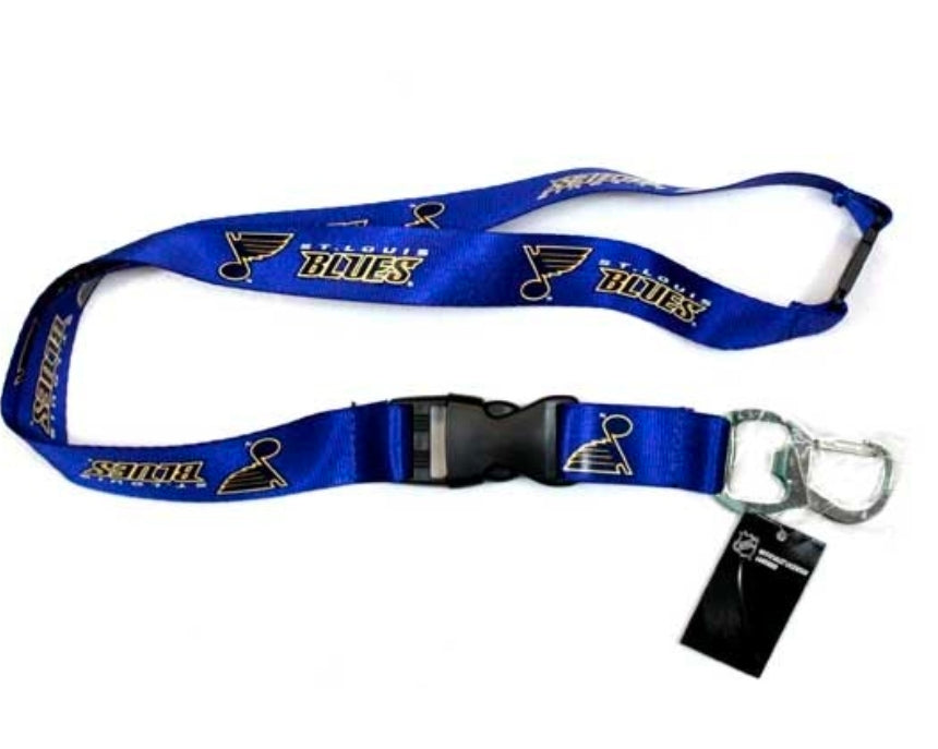 St. Louis Blues Lanyard with Detachable Key Ring & Bottle Opener – NHL Licensed