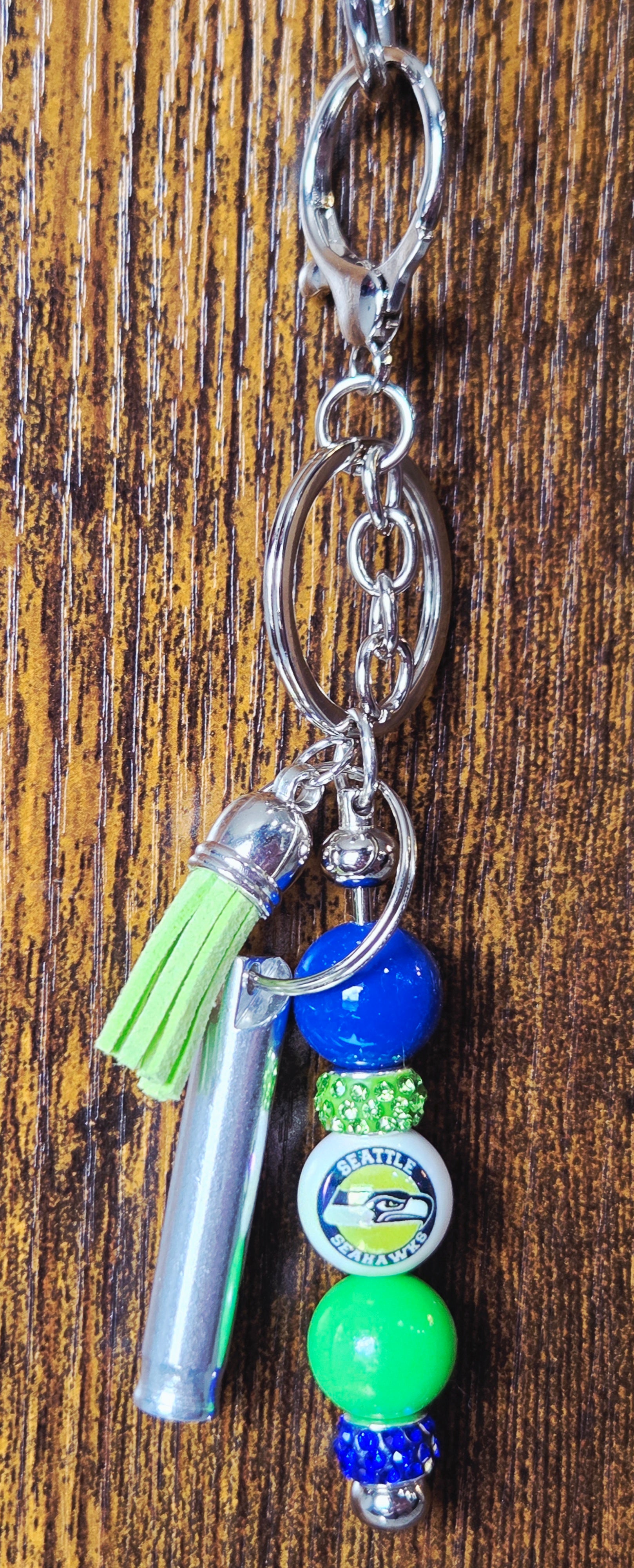 Handcrafted Sports Team Keychains - MLB, NFL & College Teams