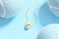 Fortune Circulation Moissanite Pendant Necklace — S925 Sterling Silver, Platinum-Plated