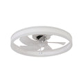 Modern Ceiling Fan with Dimmable LED Light & Remote Control