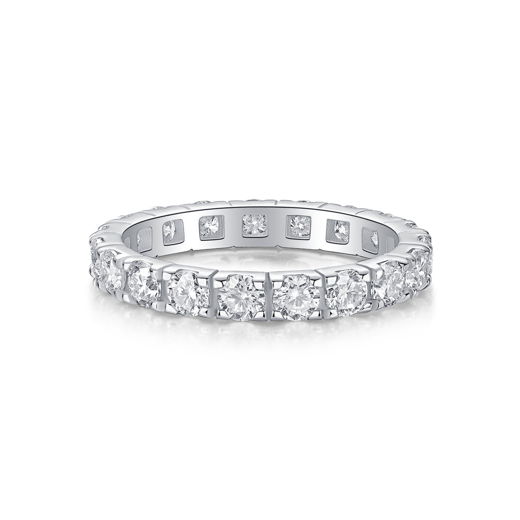 Moissanite Starry Sky Sterling Silver Ring