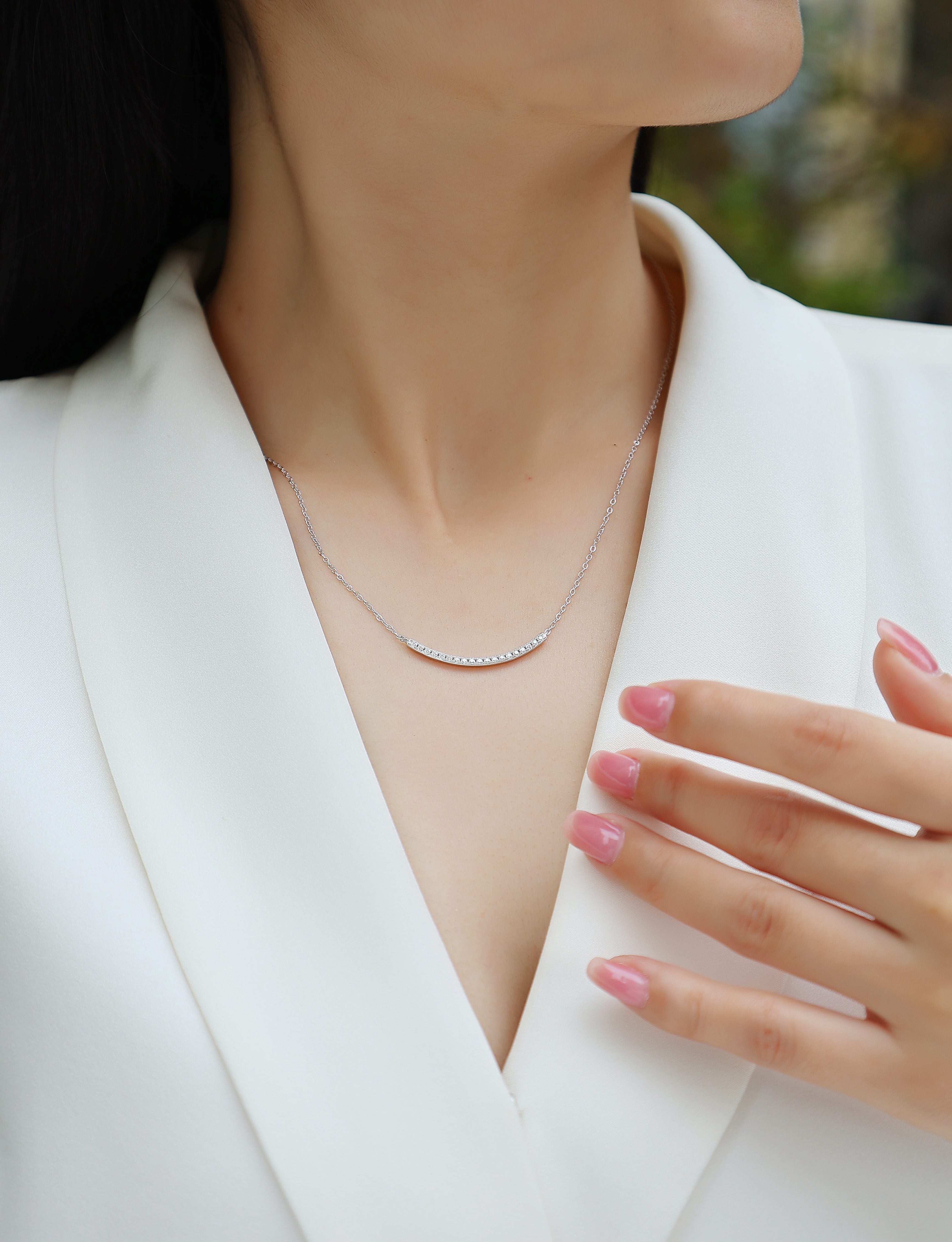 Moissanite Joy Pendant Necklace