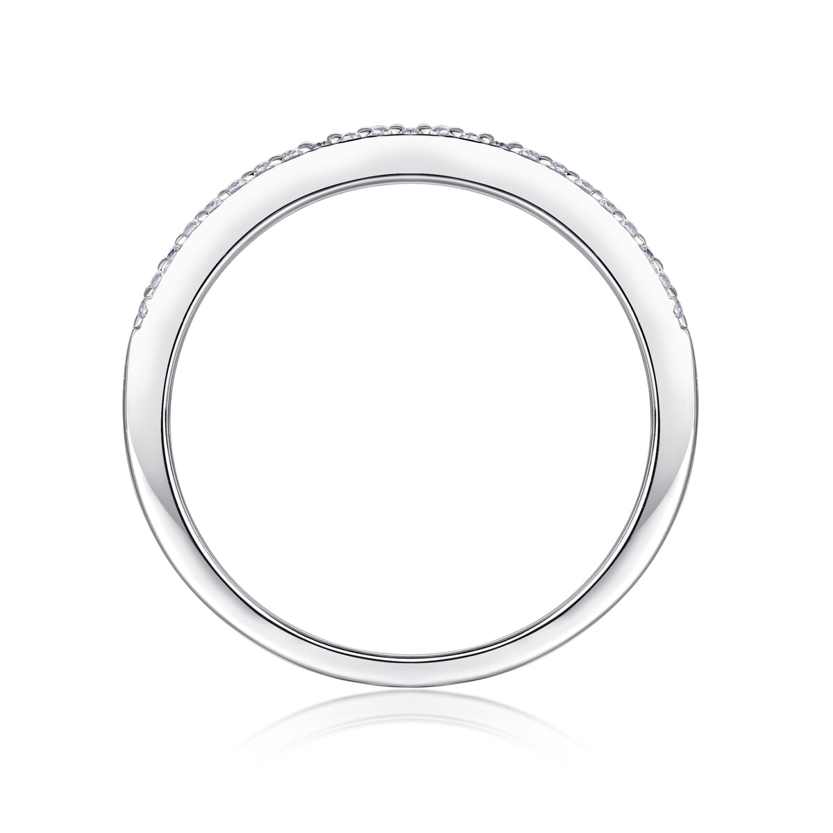Square Moissanite Statement Ring – S925 Sterling Silver