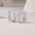 Moissanite Sterling Silver Stud Earring Set