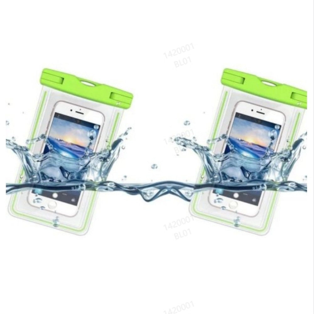 Waterproof Phone Pouch (2-Pack) - Universal Dry Bag for Swimming & Water Sports