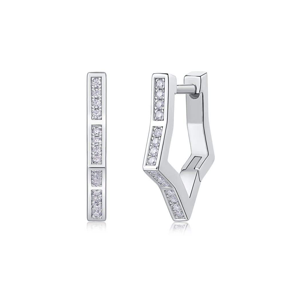 Galaxy Moissanite Earrings - S925 Sterling Silver