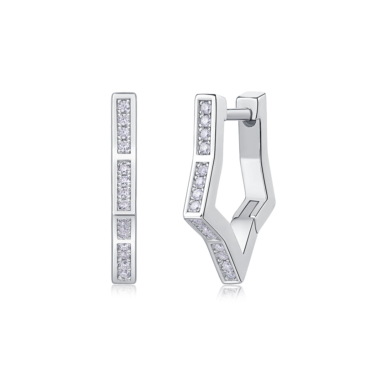 Galaxy Moissanite Earrings - S925 Sterling Silver