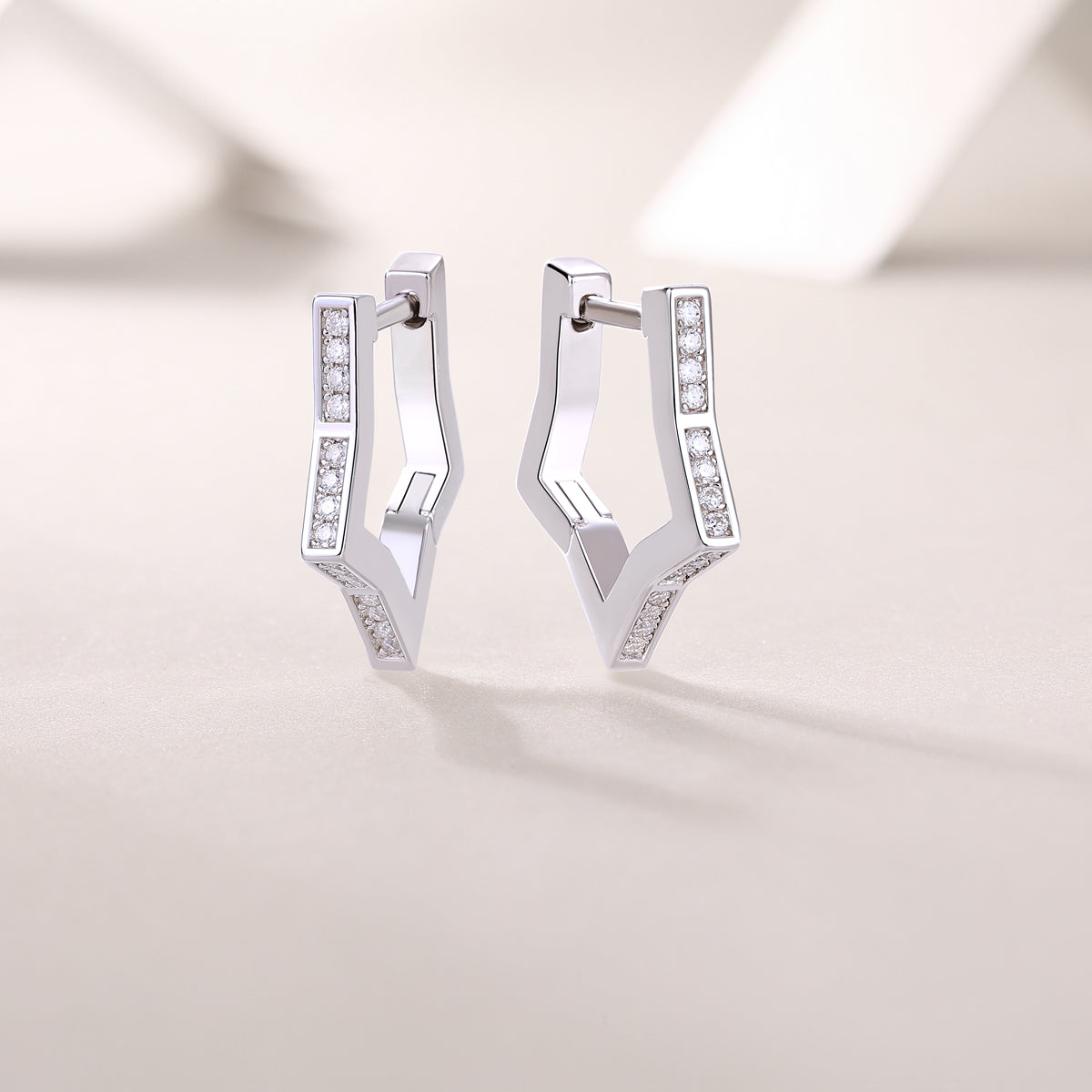 Galaxy Moissanite Earrings - S925 Sterling Silver