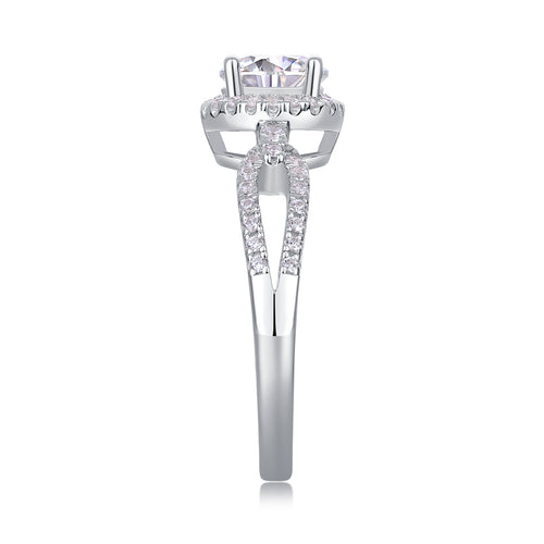 1 Carat Moissanite Ring - S925 Sterling Silver