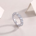 Round Moissanite Bezel Ring in S925 Sterling Silver