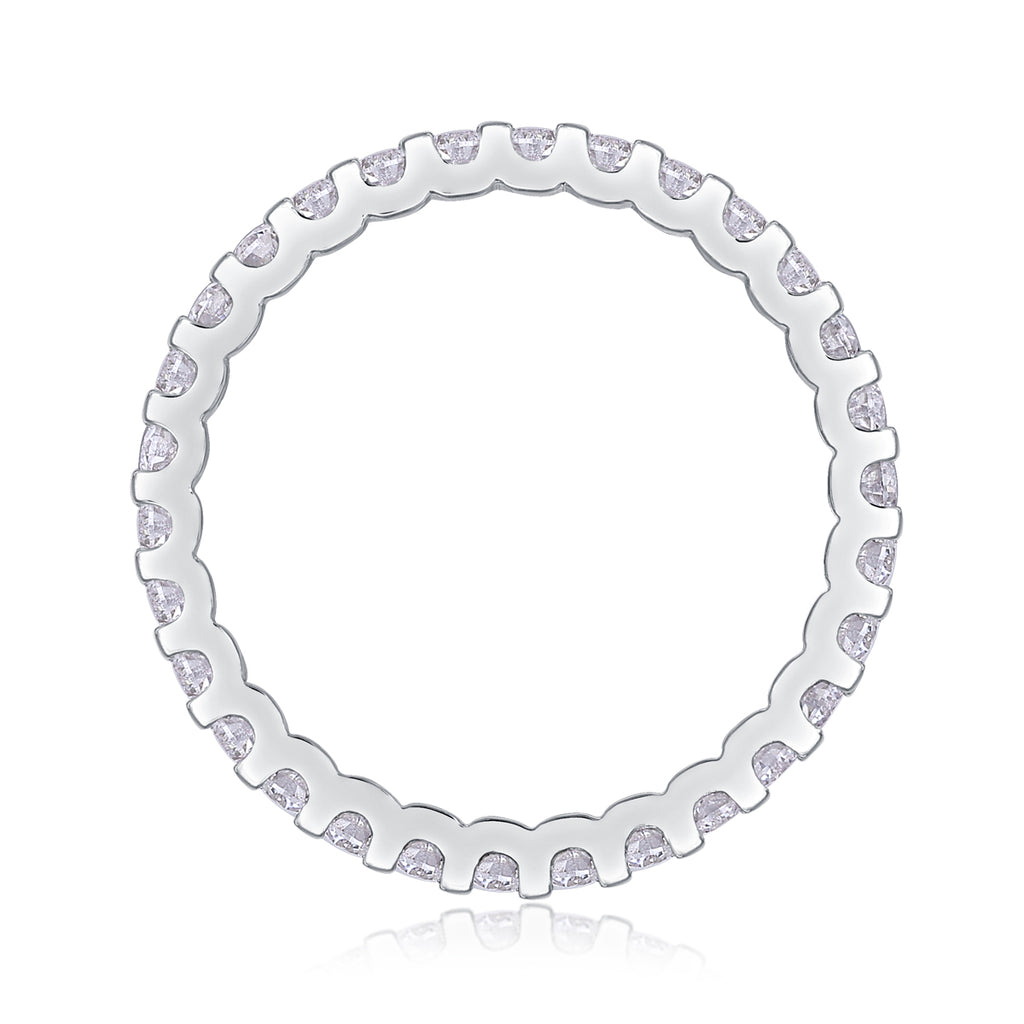 Moissanite Wish Ring - 925 Sterling Silver