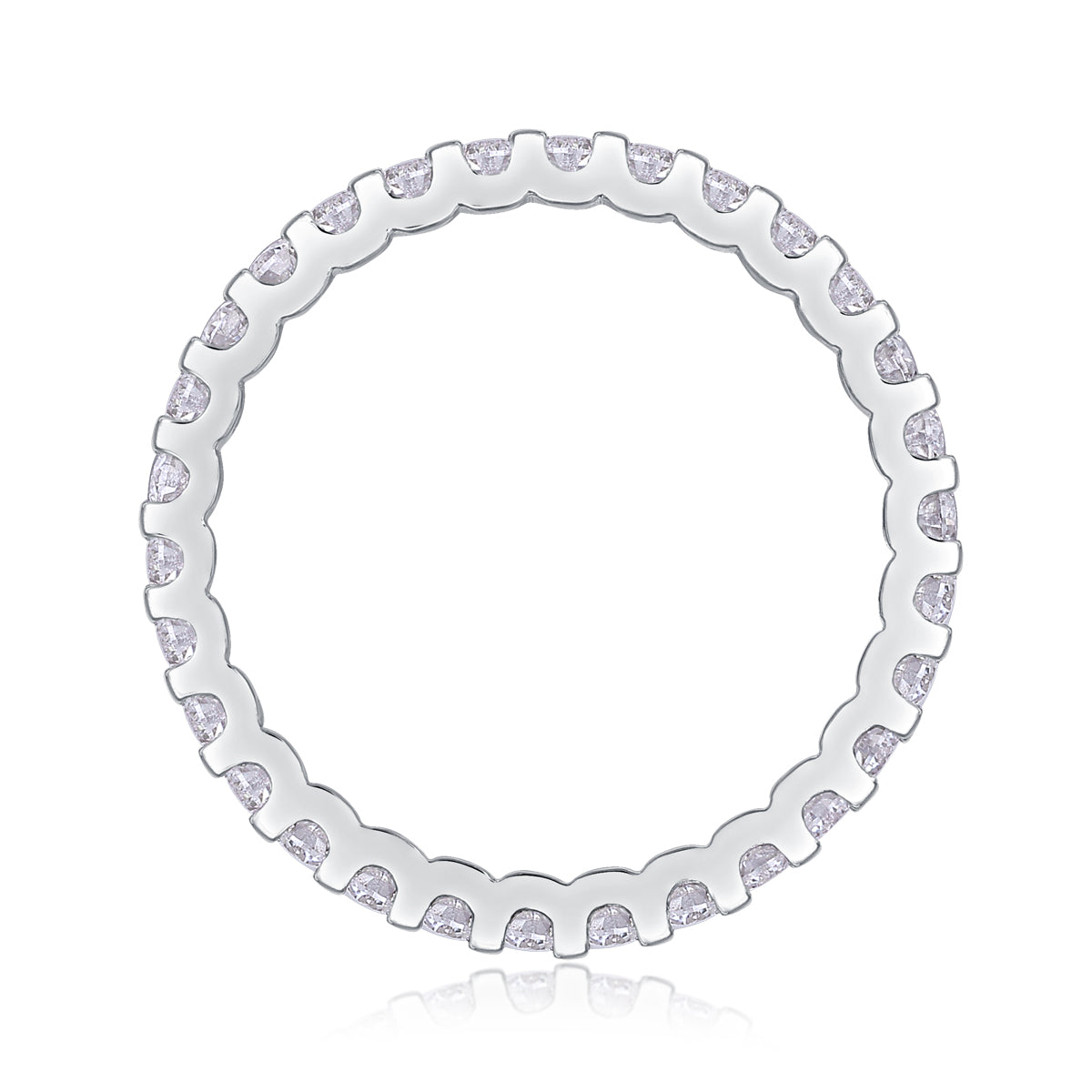 Moissanite Wish Ring - 925 Sterling Silver