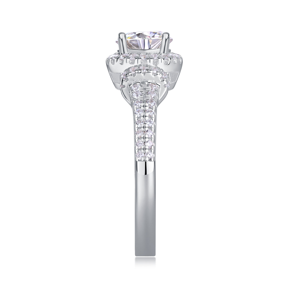 1 carat Luxury Moissanite Diamond Wedding Ring