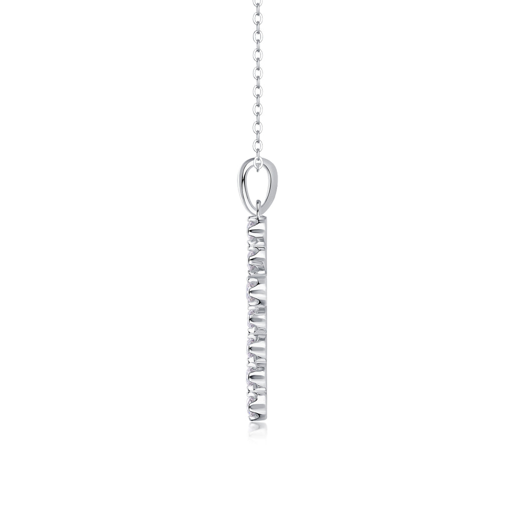 Entrust Moissanite Pendant Necklace in S925 Sterling Silver
