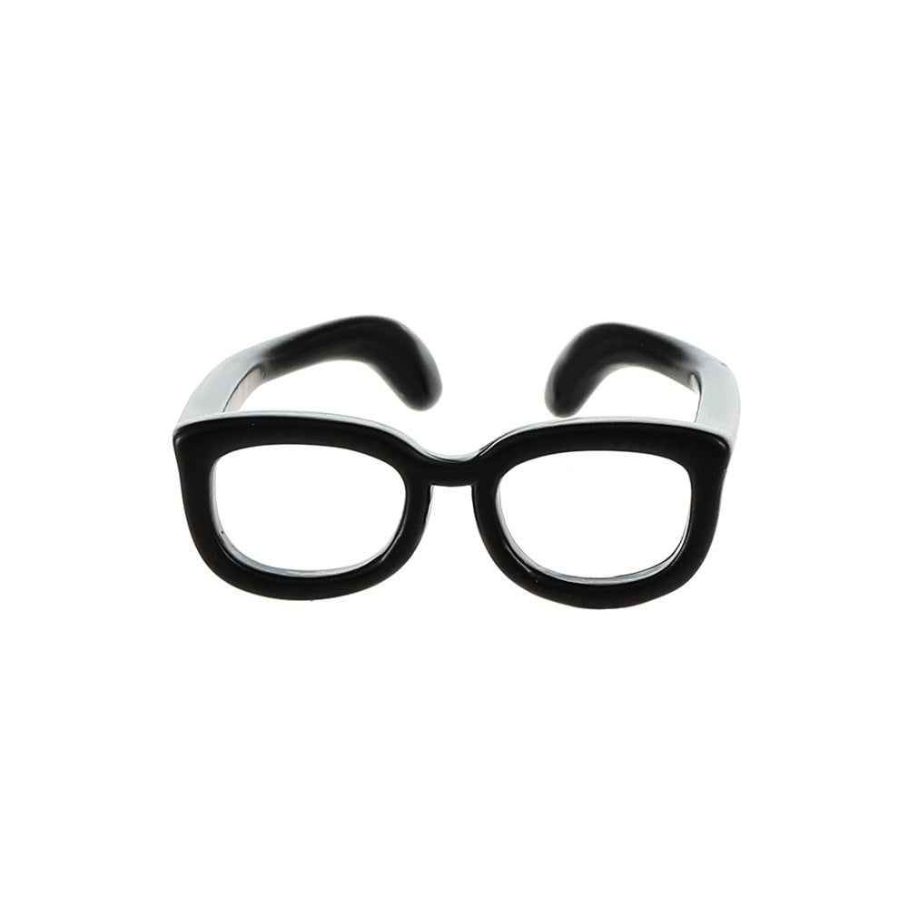 Eyeglasses Copper Open Ring - Silver, Gold, or Black