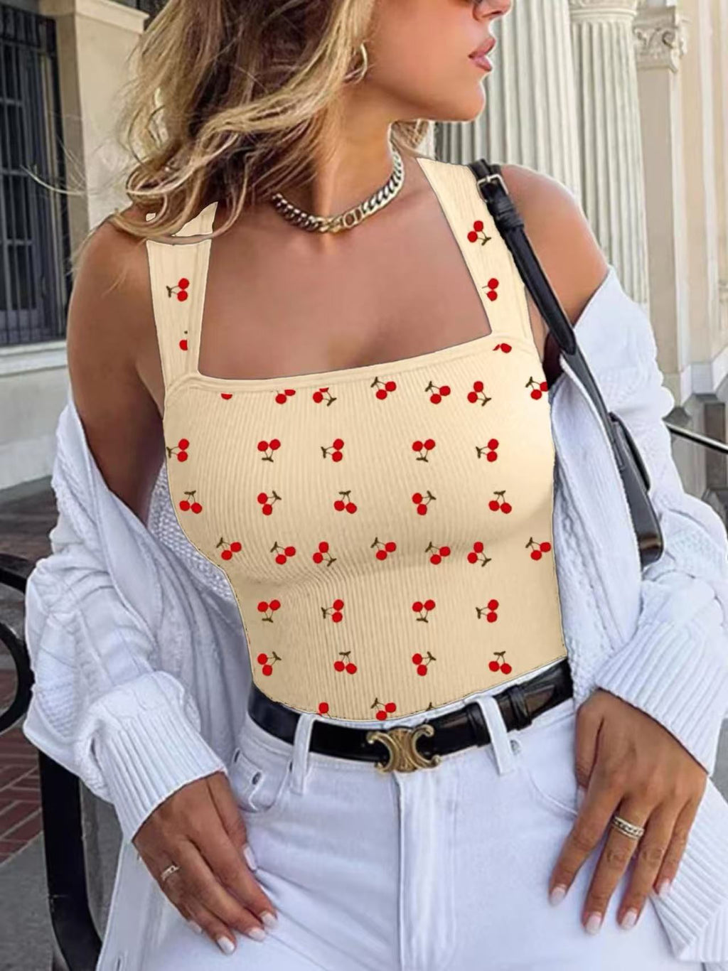 Cherry Print Bodysuits (2-Pack) - Women's Vintage Style Jumpsuits