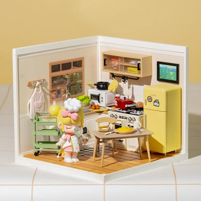 Rolife Super Creator - DIY Miniature Dollhouse Building Kit with LED Lights