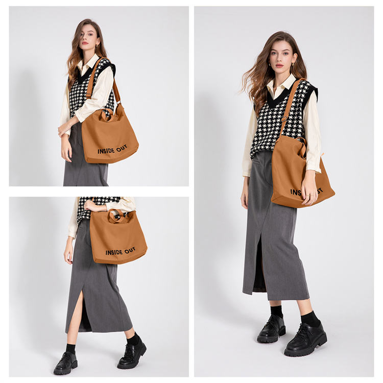 Large Capacity Canvas Tote Bag - Stylish & Durable