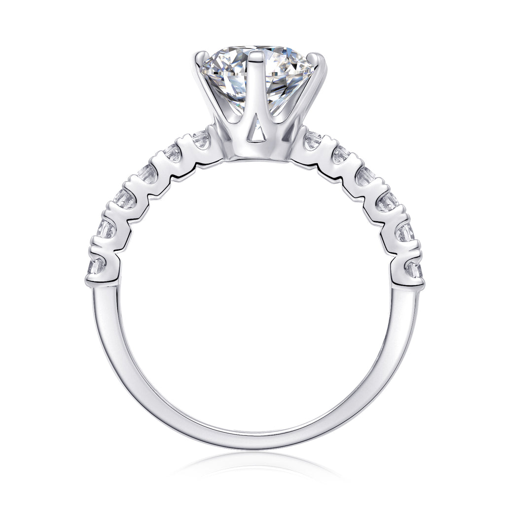2 Carat Moissanite Ring - S925 Sterling Silver