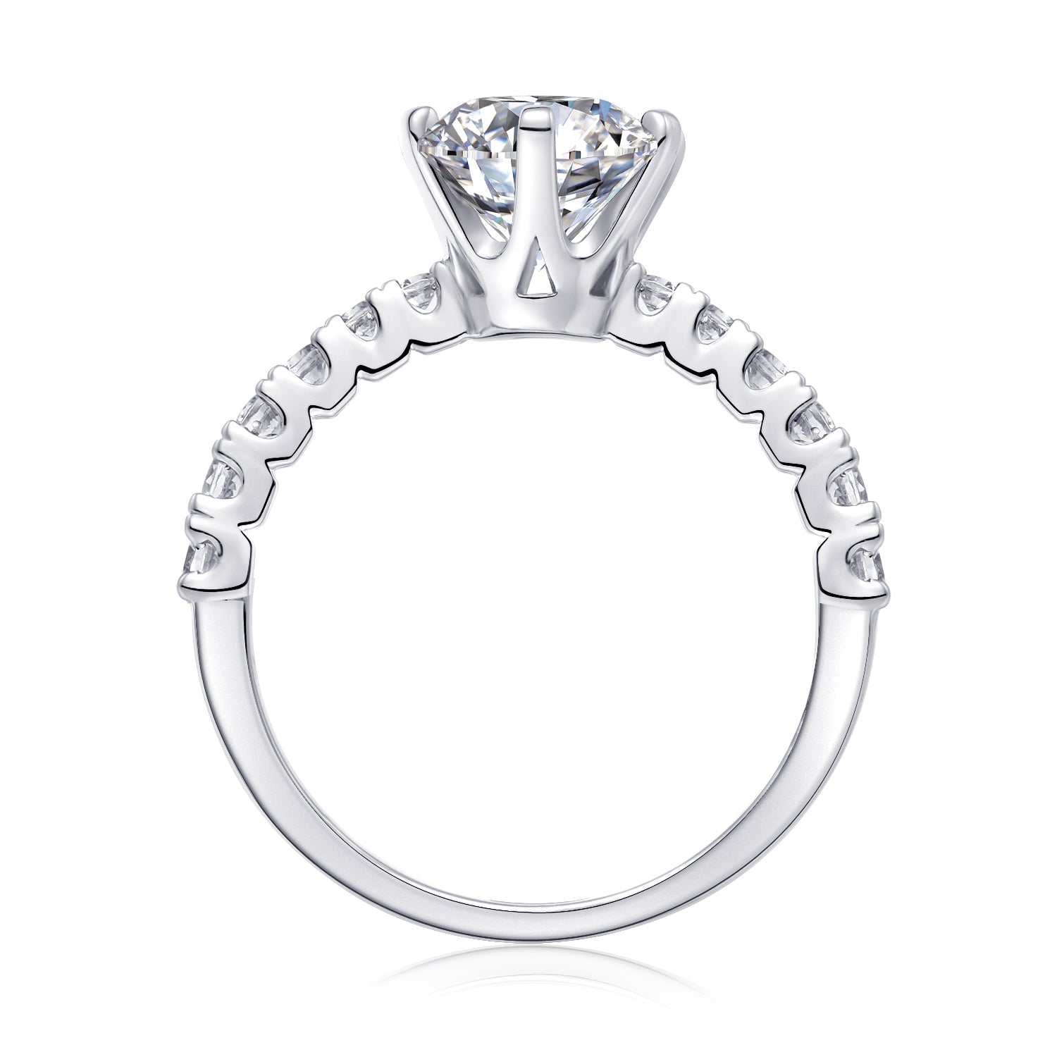 2 Carat Moissanite Ring - S925 Sterling Silver