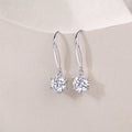 1 Carat Moissanite Earrings - S925 Sterling Silver (Pair)