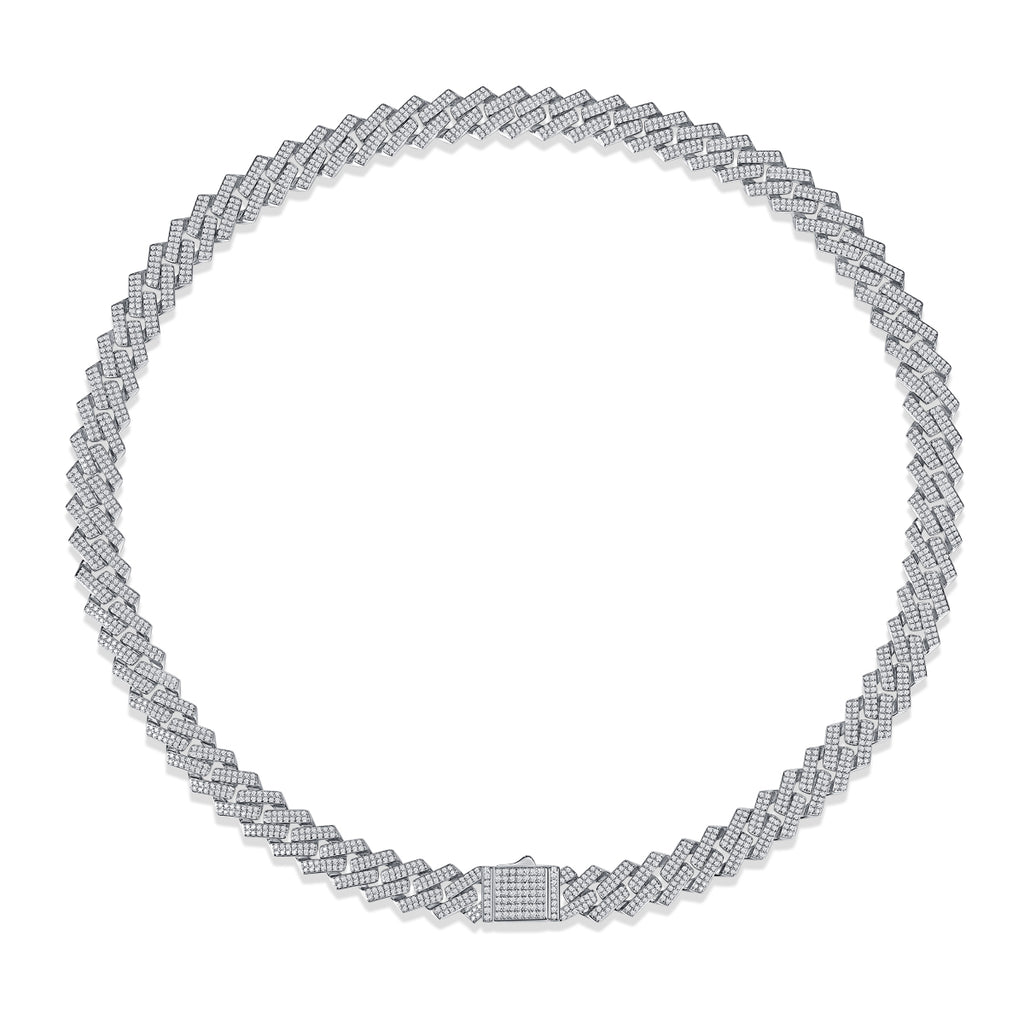 Luxury Moissanite Tennis Necklace - 925 Sterling Silver