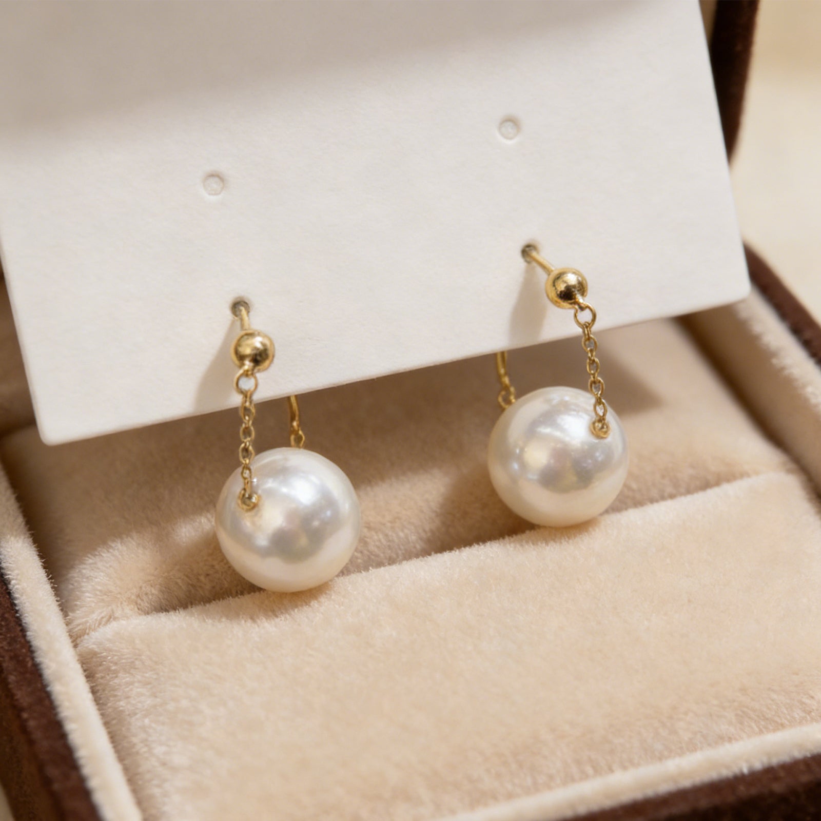 Classic Pearl Drop Earrings